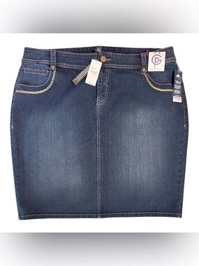 Lane Bryant Genius Fit women’s denim skirt size 20